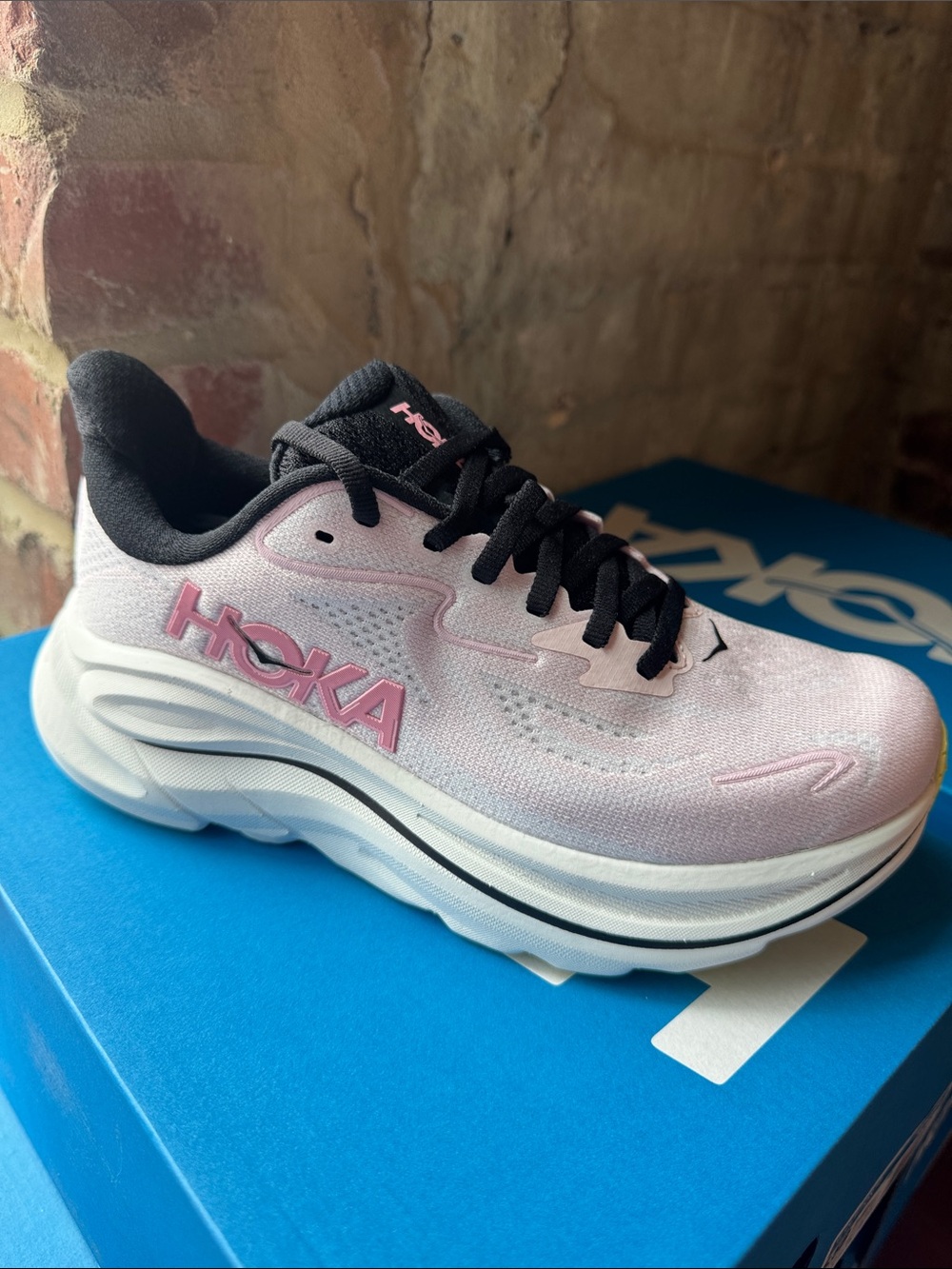 Hoka Clifton 10- CTNS Women's Pink and Black Running & Walking Shoe